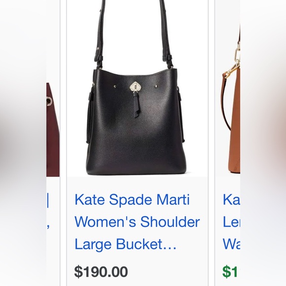 Kate spade marti leather bucket bag - Picture 2 of 8